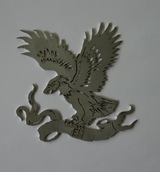 Spezielles Laserteil Adler